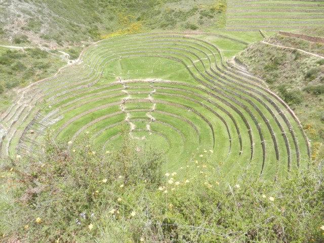 Moray : vue d'en haut