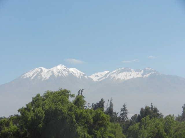 L'autre volcan visible d'Arequipa.